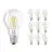 Multipack 10x Osram CLASSIC LED E27 Pear Filament Clear 4W 470lm - 827 Extra Warm White | Replaces 40W