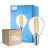 Multipack 10x Philips Corepro LED Lustre E14 Ball Filament Clear 6.5W 806lm - 827 Extra Warm White | Replaces 60W