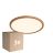 Multipack 3x Nordlux LED Ceiling Light Oja 29 Wood 18W 1600lm - 827 Extra Warm White | 3-Step Dimmable 