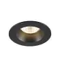 SLV New Tria 68 Spot Aluminium Black Round 8.3W 500lm 38D - 930 Warm White | Cutout 68mm -  Best Colour Rendering - Dimmable 