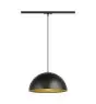 SLV Tracklight Pendant Forchini M 40 1-Phase Steel Black | Suitable for 1x E27 