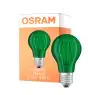 Osram LED Star Classic Decor E27 Pear Filament Frosted 2.5W 45lm - Green |Replaces 7W