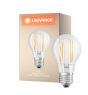 Ledvance Classic LED E27 Pear Filament Clear 7.5W 1055lm - 827 Extra Warm White | Dimmable - Replaces 75W