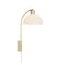 Nordlux Ellen 20 Wall Light Metal and Glass Brass | Suitable for E14