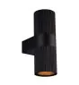 Nordlux Kyklop Wall Light Aluminium Black Up & Down | Suitable for 2x GU10