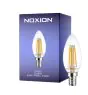 Noxion Lucent LED E14 Candle Filament Clear 4.5W 470lm - 827 Extra Warm White | Dimmable - Replaces 40W