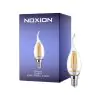 Noxion Lucent LED E14 Bent-tip Candle Filament Clear 4.5W 470lm - 827 Extra Warm White | Dimmable - Replaces 40W
