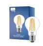 Philips MASTER LED Bulb Ultra Efficient E27 Pear Clear 4W 840lm - 830 Warm White | Replaces 60W