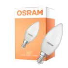 Osram Classic LED E14 Candle Frosted 7.5W 806lm - 827 Extra Warm White | Replaces 60W