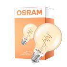 Osram Vintage 1906 LED E27 Globe Filament Twist Gold 4.9W 470lm - 927 Extra Warm White | Best Colour Rendering - Dimmable - Replaces 40W