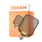 Osram Decor Flat Lamp In Metal Housing LED E27 Special Frosted Black 3.5W 300lm - 827 Extra Warm White | Replaces 25W