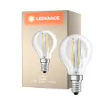 Ledvance  Classic LED E14 Ball Filament Clear 2.5W 250lm - 827 Extra Warm White | Replaces 25W