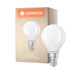 Ledvance Classic LED E14 Pear Frosted 3.4W 470lm - 827 Extra Warm White | Dimmable - Replaces 40W