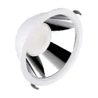 Ledvance LED Downlight Comfort Aluminium White 42W 5000lm 55D - 930-940 CCT | 265mm - Cutout 250mm - IP44 - Best Colour Rendering - UGR