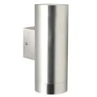 Nordlux Tin Wall Light Aluminium and Glass Up & Down | 76mm - IP54 - Suitable for 2x GU10