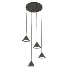 Emibig Pendant Elit Steel Black | Suitable for 4x GX53 - Max 10W