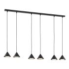 Emibig Pendant Elit Steel Black | Suitable for 6x GX53 - Max 12W