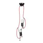 Emibig Pendant Bobi Steel Black | Suitable for 2x E27 - Max 15W