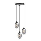 Emibig Pendant Astral Steel Black | Suitable for 3x E14 - Max 10W