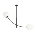 Emibig Ceiling Light Hunter Steel Black | Suitable for 2x E14 - Max 10W