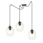 Emibig Pendant Level Steel Black | Suitable for 3x E27 - Max 15W