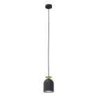 Emibig Pendant Target Steel Black | Suitable for 1x E27 - Max 15W