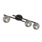 Emibig Ceiling Light Kairo Steel Black | Suitable for 3x E14 - Max 10W