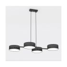 Emibig Pendant Drumz Steel Black | Suitable for 4x E14 - Max 10W