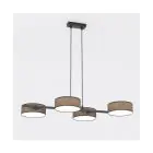 Emibig Pendant Drumz Steel Brown | Suitable for 4x E14 - Max 10W