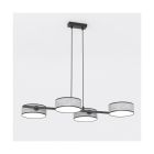 Emibig Pendant Drumz Steel Grey | Suitable for 4x E14 - Max 10W