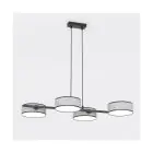 Emibig Pendant Drumz Steel Grey | Suitable for 4x E14 - Max 10W