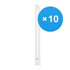 Multipack 10x Osram Dulux-L LED 18W - 830 Warm White | 4-Pin - Replaces 36W