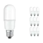 Multipack 10x Osram CLASSIC LED E27 Linear Frosted 9W 1050lm - 840 Cool White | Replaces 75W