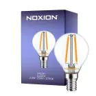 Noxion Lucent LED E14 Ball Filament Clear 2.5W 250lm - 827 Extra Warm White | Replaces 25W