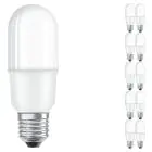 Multipack 10x Osram LED Classic Stick LED E27 Frosted 8W 806lm - 827 Extra Warm White | Replaces 60W