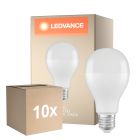 Multipack 10x Ledvance Classic LED E27 Pear Frosted 20W 2452lm - 827 Extra Warm White | Dimmable - Replaces 150W