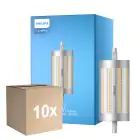 Multipack 10x Philips Corepro LED Lineair R7s 118mm 17.5W 2460lm - 830 Warm White | Dimmable - Replaces 150W