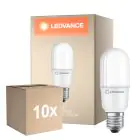 Multipack 10x Ledvance LED Classic Stick E27 Stick Frosted 9W 1050lm - 827 Extra Warm White | Replaces 75W