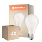 Multipack 4x Ledvance  Classic LED E27 Pear Filament Frosted 24W 3452lm - 827 Extra Warm White | Replaces 200W