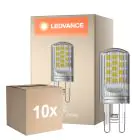 Multipack 10x Ledvance Performance LED Capsule Clear G9 4W 470lm - 827 Extra Warm White | Dimmable - Replaces 40W