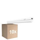 Multipack 10x Ledvance LED Batten Linear Compact Switch 4W 400lm - 830 Warm White | 30cm