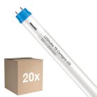 Multipack 20x Philips LED Tube T8 CorePro (EM/Mains) High Output 8W 900lm - 840 Cool White | 60cm - Replaces 18W