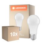 Multipack 10x Ledvance  Classic LED E27 Pear Frosted 13W 1521lm - 840 Cool White | Replaces 100W