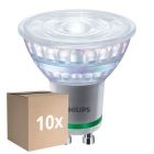 Multipack 10x Philips MASTER LED Spot Classic GU10 PAR16 2.1W 375lm 36D - 830 Warm White | Replaces 50W