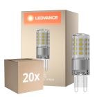 Multipack 20x Ledvance Performance LED Capsule Clear G9 4.4W 600lm - 827 Extra Warm White | Dimmable - Replaces 48W