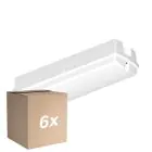 Multipack 6x Ledvance LED Bulkhead Compact Rectangular White 8W 840lm - 830-840 CCT | IP65