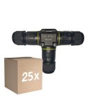 Multipack 25x Noxion Waterproof Quick T Connector  - 3 pole