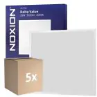 Multipack 5x Noxion LED Panel Delta Value V5 Backlit 28W 3920lm 830/840 CCT | 60x60cm - < 22 - Philips Driver