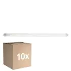 Multipack 10x Sylvania ToLEDo Superia T8 LED Tube T8 (EM/Mains) Ultra Efficiency 22.2W 4100lm - 840 Cool White | 150cm - Replaces 58W