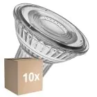 Multipack 10x Ledvance LED Reflector GU10 PAR16 6.1W 575lm 36D - 930 Warm White Warm White| Dimmable - Replaces 80W
